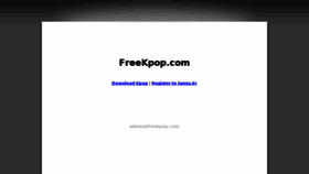 What Freekpop.com website looked like in 2011 (13 years ago)