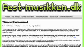 What Fest-musikken.dk website looked like in 2013 (11 years ago)