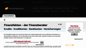 What Finanzfakten.net website looked like in 2013 (11 years ago)