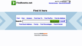 What Findhowto.net website looked like in 2013 (11 years ago)