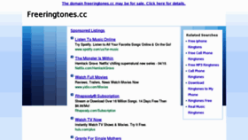 What Freeringtones.cc website looked like in 2013 (11 years ago)