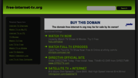 What Free-internet-tv.org website looked like in 2013 (11 years ago)