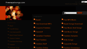 What Freenepalisongs.com website looked like in 2013 (10 years ago)