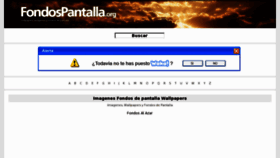 What Fondospantalla.org website looked like in 2013 (10 years ago)