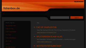 What Folienbox.de website looked like in 2013 (10 years ago)