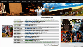 What Fan-sub.de website looked like in 2013 (10 years ago)
