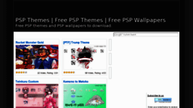 What Free-psp-themes.net website looked like in 2013 (10 years ago)