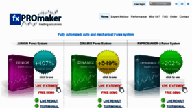 What Fxpromaker.com website looked like in 2013 (10 years ago)
