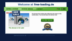 What Free-loading.de website looked like in 2013 (10 years ago)
