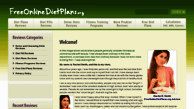 What Freeonlinedietplans.org website looked like in 2013 (10 years ago)