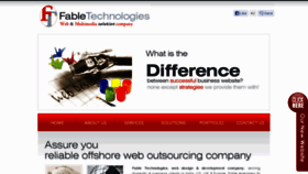 What Fabletechnologies.com website looked like in 2013 (10 years ago)