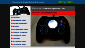 What Freecargames.com website looked like in 2013 (10 years ago)