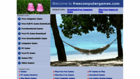 What Freecomputergames.com website looked like in 2013 (10 years ago)