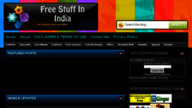 What Freestuffinindia.com website looked like in 2013 (10 years ago)