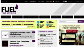 What Fuelyourbranding.com website looked like in 2013 (10 years ago)