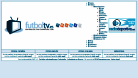 What Futboltv.es website looked like in 2013 (10 years ago)