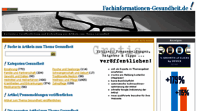 What Fachinformationen-gesundheit.de website looked like in 2013 (10 years ago)