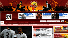 What Footafrica365.fr website looked like in 2013 (10 years ago)