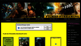 What Filmes-streaming.com website looked like in 2013 (10 years ago)