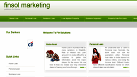 What Finsolmarketing.com website looked like in 2013 (10 years ago)