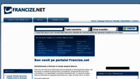 What Francize.net website looked like in 2013 (10 years ago)