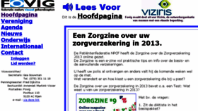 What Fovig.nl website looked like in 2013 (10 years ago)