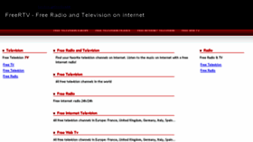 What Freertv.com website looked like in 2013 (10 years ago)