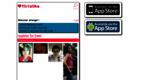 What Flirtalike.com website looked like in 2013 (10 years ago)