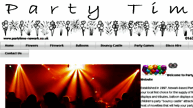 What Fabparty.co.uk website looked like in 2013 (10 years ago)