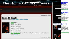 What Free-movie-home.com website looked like in 2013 (10 years ago)