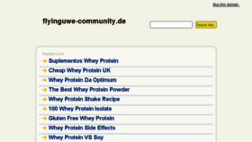What Flyinguwe-community.de website looked like in 2013 (10 years ago)