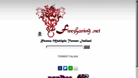 What Firesharing.net website looked like in 2013 (10 years ago)