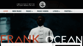 What Frankocean.net website looked like in 2013 (10 years ago)
