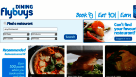 What Flybuysdining.com.au website looked like in 2013 (10 years ago)