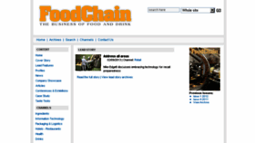What Foodchain-magazine.com website looked like in 2013 (10 years ago)