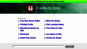 What Freekids.com website looked like in 2013 (10 years ago)