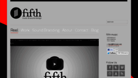 What Fifth-music.com website looked like in 2013 (10 years ago)
