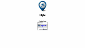 What Flyte.org website looked like in 2013 (10 years ago)
