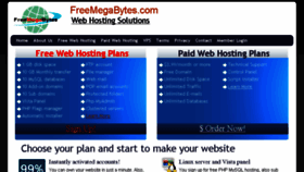 What Freemegabytes.com website looked like in 2013 (10 years ago)