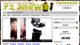 What F2snow.com website looked like in 2013 (10 years ago)