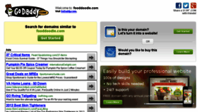 What Fooddoodle.com website looked like in 2013 (10 years ago)