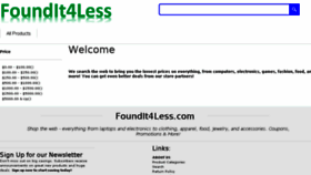 What Foundit4less.com website looked like in 2013 (10 years ago)