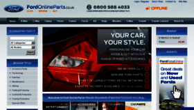 What Fordonlineparts.co.uk website looked like in 2013 (10 years ago)