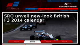 What Formula3.co website looked like in 2013 (10 years ago)