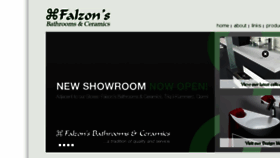 What Falzons.com website looked like in 2013 (10 years ago)