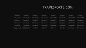 What Framesports.com website looked like in 2013 (10 years ago)