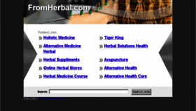What Fromherbal.com website looked like in 2013 (10 years ago)