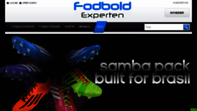 What Fodboldexperten.dk website looked like in 2013 (10 years ago)