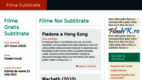 What Filme-subtitrate.org website looked like in 2013 (10 years ago)
