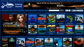 What Fishinggames.net website looked like in 2013 (10 years ago)
